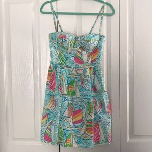 Lilly Pulitzer sailboat print dress